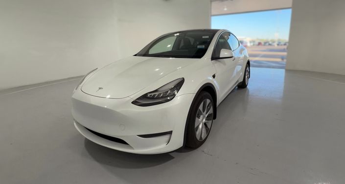 2023 Tesla Model Y Long Range All-Wheel Drive in Pearl White — photo 1