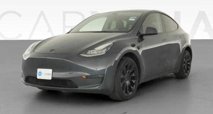 2023 Tesla Model Y Long Range All-Wheel Drive in Midnight Silver Metallic — photo 1