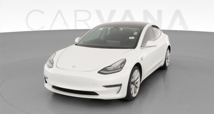 2019 Tesla Model 3 Long Range All-Wheel Drive in Pearl White — photo 1