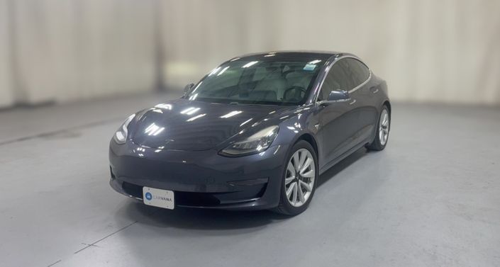 2019 Tesla Model 3 Long Range Rear-Wheel Drive in Midnight Silver Metallic — photo 1