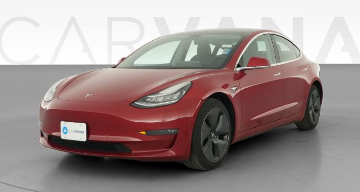 2018 Tesla Model 3 Long Range AWD Red