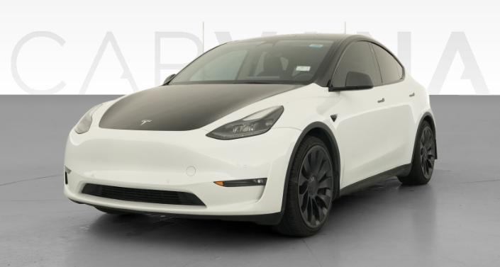 2022 Tesla Model Y Performance All-Wheel Drive in Pearl White — photo 1