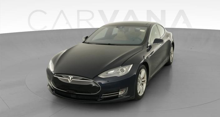 2015 Tesla Model S 85D in Blue Metallic — photo 1