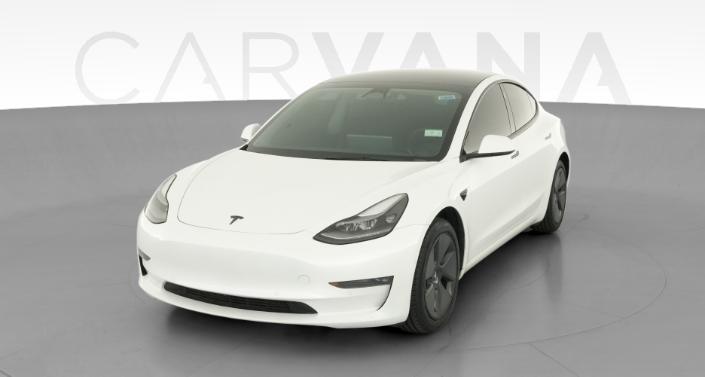 2022 Tesla Model 3 Long Range All-Wheel Drive in Pearl White — photo 1