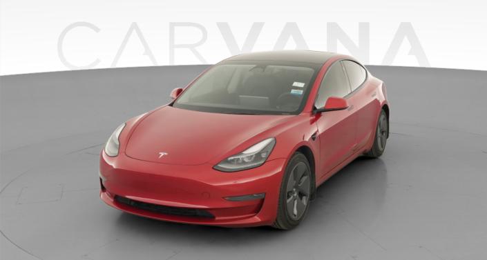 2023 Tesla Model 3 Rear-Wheel Drive in Red Multi-coat — photo 1