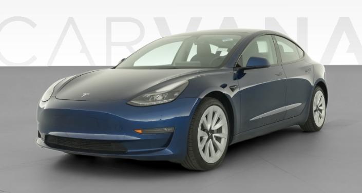 2022 Tesla Model 3 Long Range AWD Blue