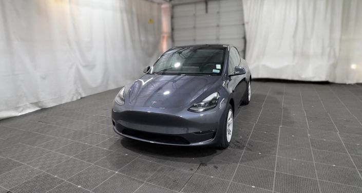2023 Tesla Model Y Long Range All-Wheel Drive in Midnight Silver Metallic — photo 1