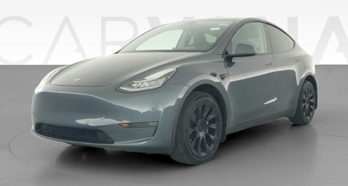 2022 Tesla Model Y Long Range All-Wheel Drive in Midnight Silver Metallic — photo 1