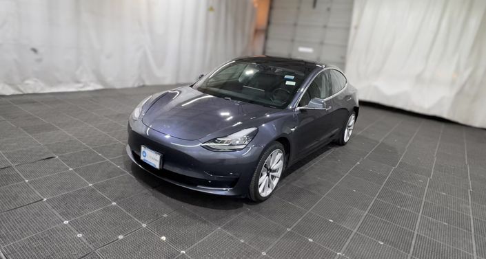 2018 Tesla Model 3 Long Range All-Wheel Drive in Midnight Silver Metallic — photo 1
