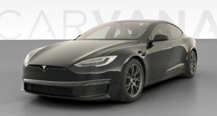 2021 Tesla Model S Long Range in Solid Black — photo 1