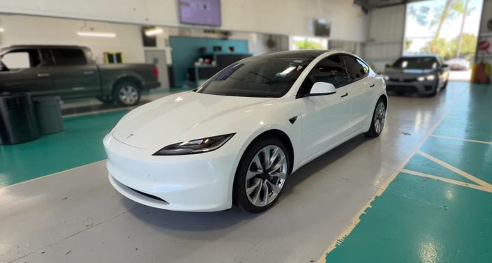 2025 Tesla Model 3 Long Range RWD White