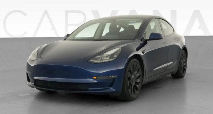 2023 Tesla Model 3 Performance Blue