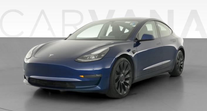 2023 Tesla Model 3 Performance Blue