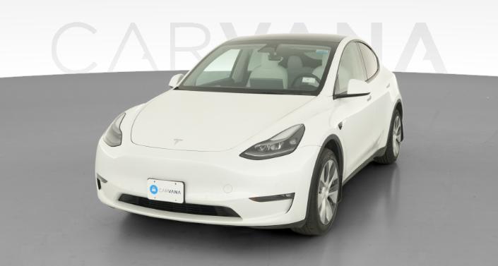 2022 Tesla Model Y Long Range All-Wheel Drive in Pearl White — photo 1