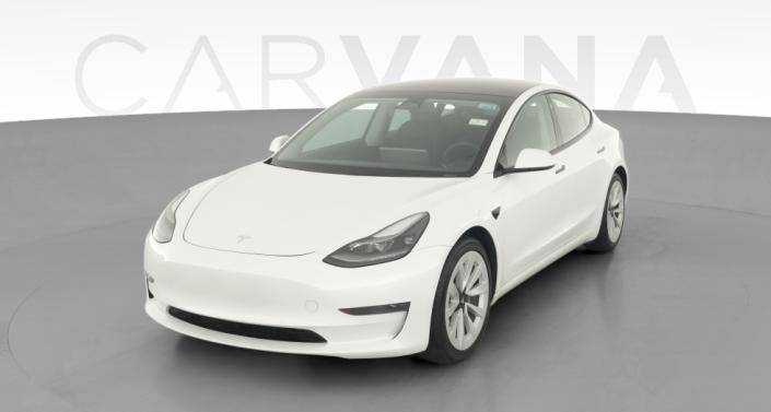 2021 Tesla Model 3 Standard Range Plus in Pearl White — photo 1