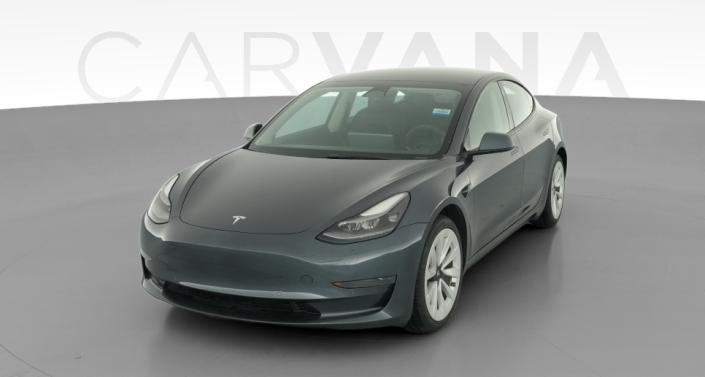 2022 Tesla Model 3 Rear-Wheel Drive in Midnight Silver Metallic — photo 1