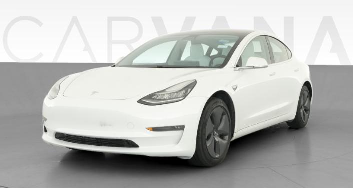 2019 Tesla Model 3 Long Range Rear-Wheel Drive in Pearl White — photo 1