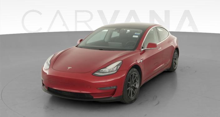 2019 Tesla Model 3 Long Range AWD Red