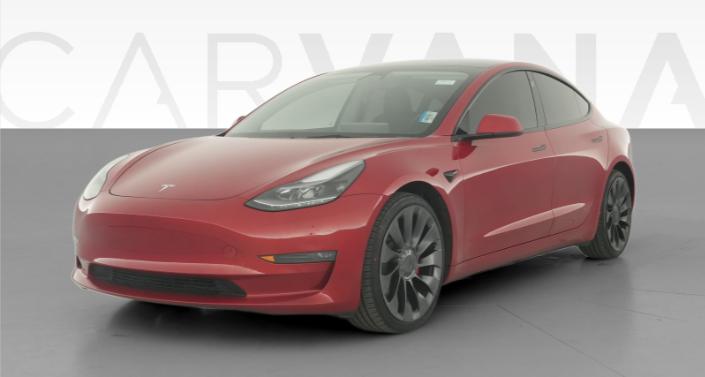 2023 Tesla Model 3 Performance Red