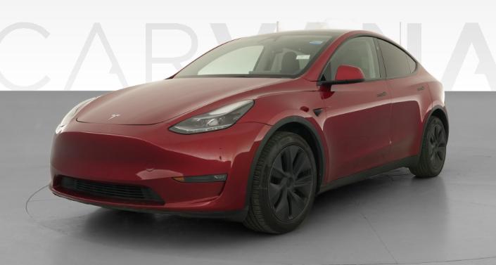 2025 Tesla Model Y Long Range AWD Red