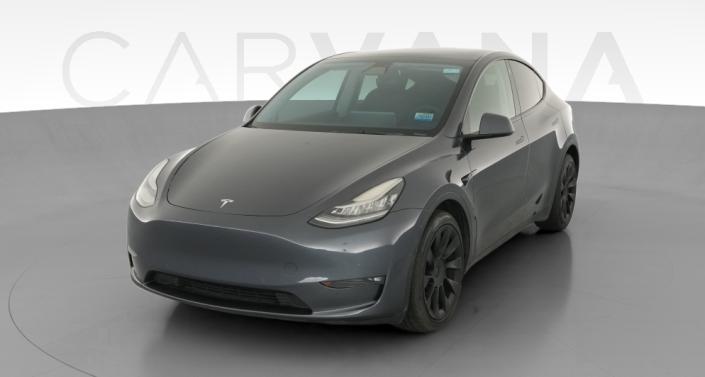 2022 Tesla Model Y Long Range All-Wheel Drive in Midnight Silver Metallic — photo 1