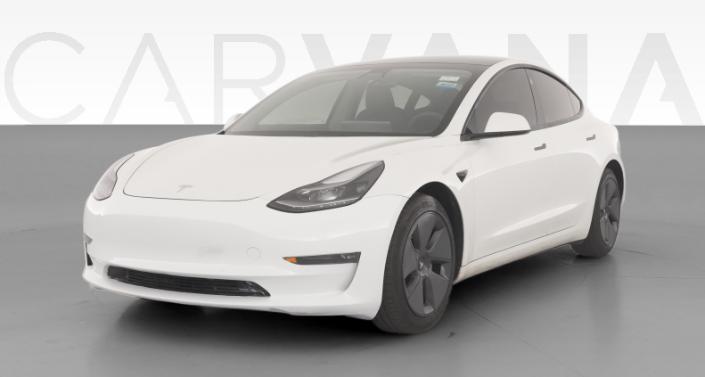2021 Tesla Model 3 Long Range AWD White