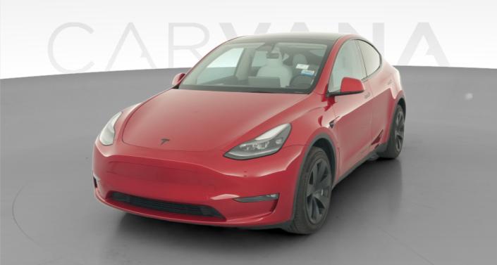 2023 Tesla Model Y Long Range All-Wheel Drive in Red Multi-coat — photo 1