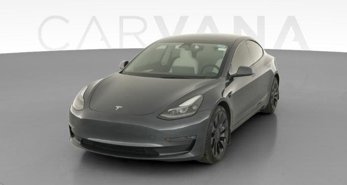 2023 Tesla Model 3 Performance in Midnight Silver Metallic — photo 1