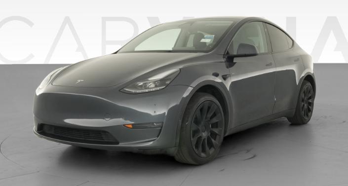 2023 Tesla Model Y Long Range All-Wheel Drive in Midnight Silver Metallic — photo 1