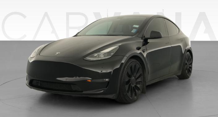 2022 Tesla Model Y Performance All-Wheel Drive in Solid Black — photo 1